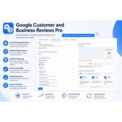 Google Customer and Business Reviews Pro