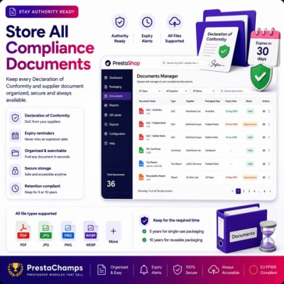PPWR Packaging Compliance – EPR Reports, Right-Sizing & QR Labels