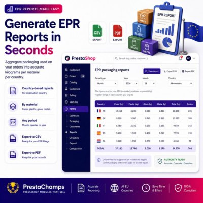 PPWR Packaging Compliance – EPR Reports, Right-Sizing & QR Labels