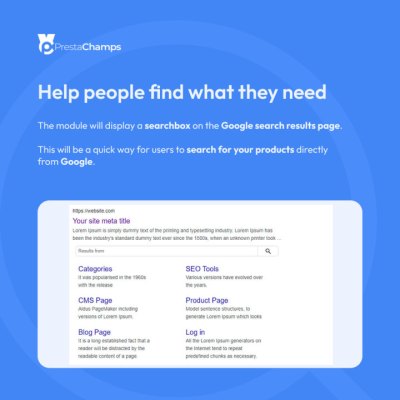 Google Sitelink Searchbox PRO