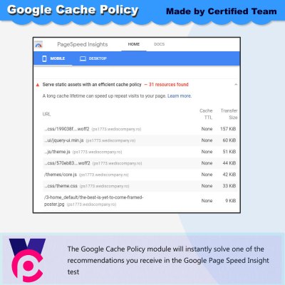 Google Cache Policy