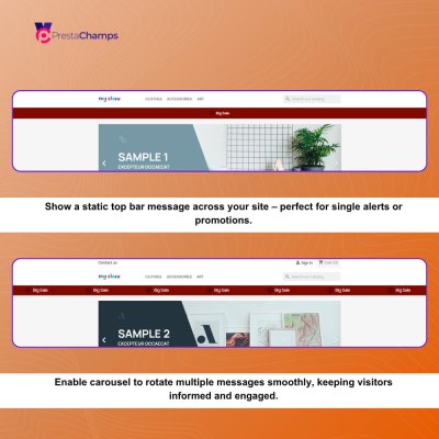Header Message Bar PRO
