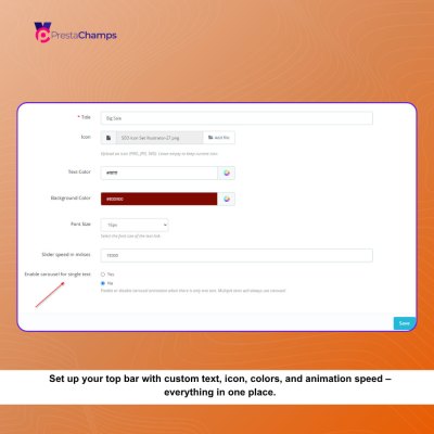 Header Message Bar PRO