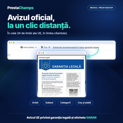 Avizul UE privind garanția legală și eticheta GARAN