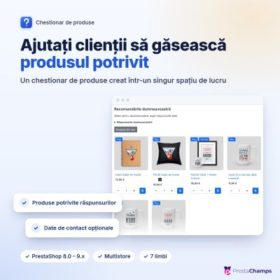 Chestionar de produse