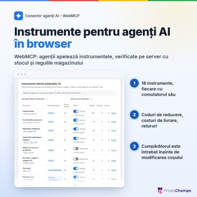 Conector agenți AI – WebMCP