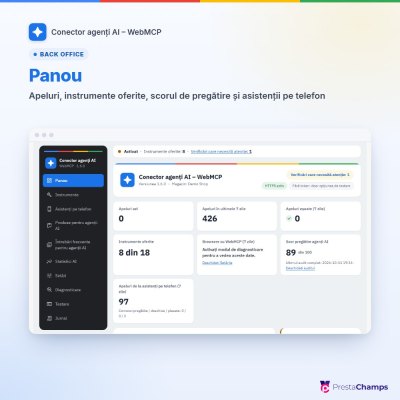 Conector agenți AI – WebMCP