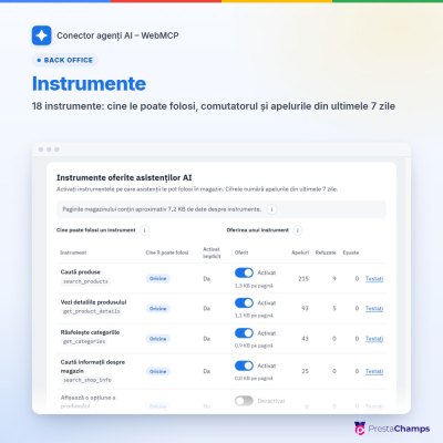 Conector agenți AI – WebMCP