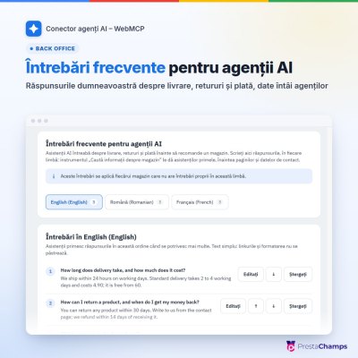 Conector agenți AI – WebMCP