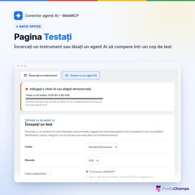 Conector agenți AI – WebMCP