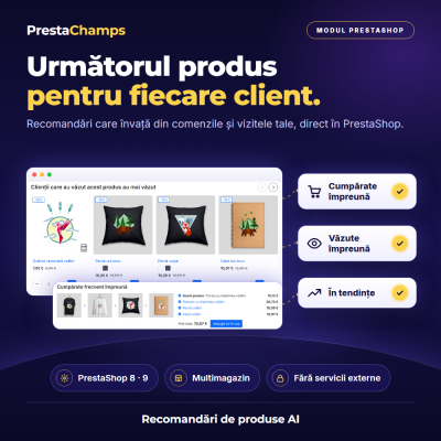 Recomandări de produse AI: cross-selling și produse asociate